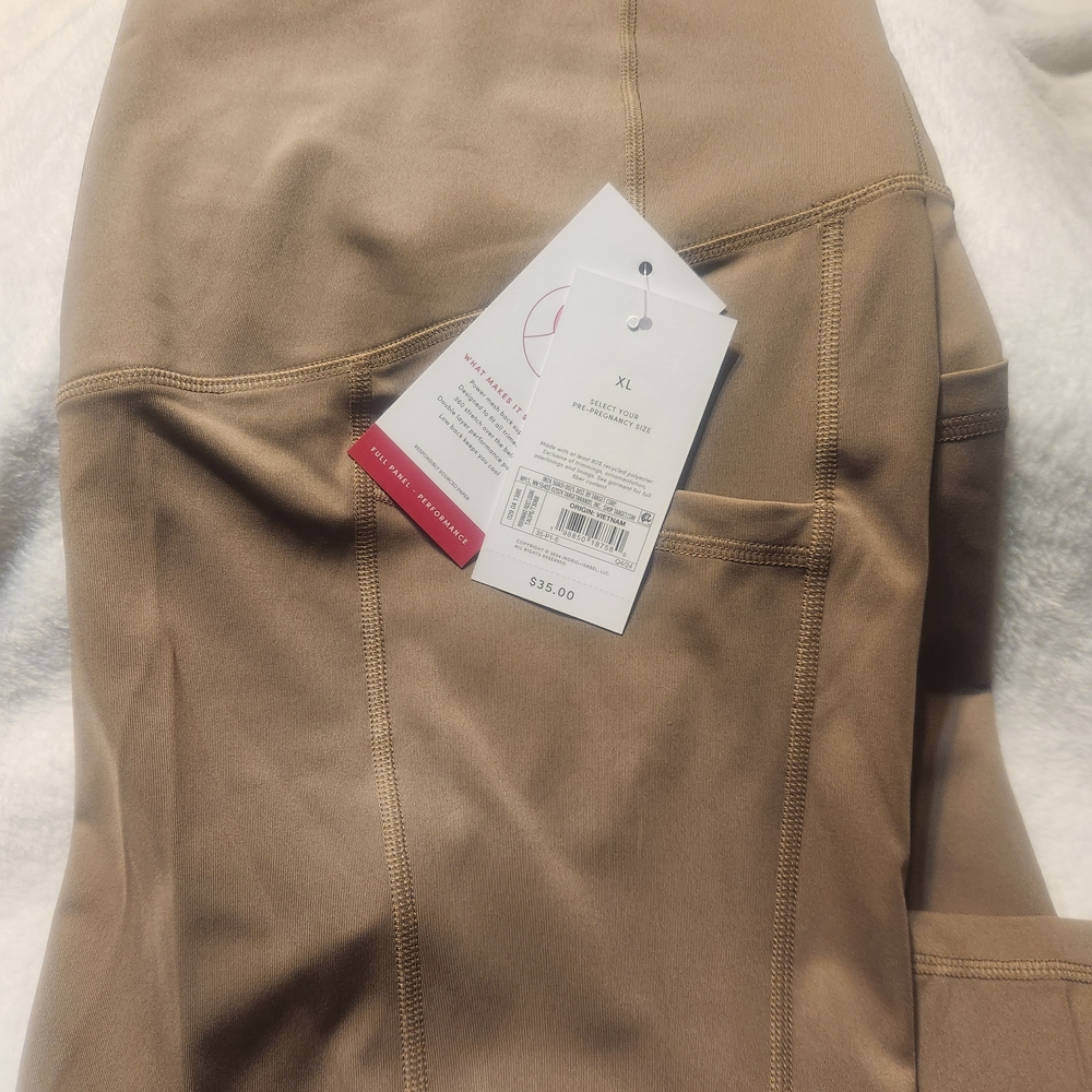 Ingrid & Isabel Tan Maternity Leggings